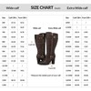mysoft Women's Wide/Extra Wide Calf Knee High Boots Chunky Block