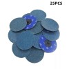 25PCS 3 inch Zirconia Roll Lock Die Grinder Sanding Discs