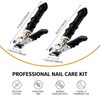 Wide Jaw Nail Clippers Set for Thick Toenails, 4 Pcs