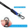 [PATIKIL] Badge Lanyard with Snap Hook 48cm Braided Neck Keychain