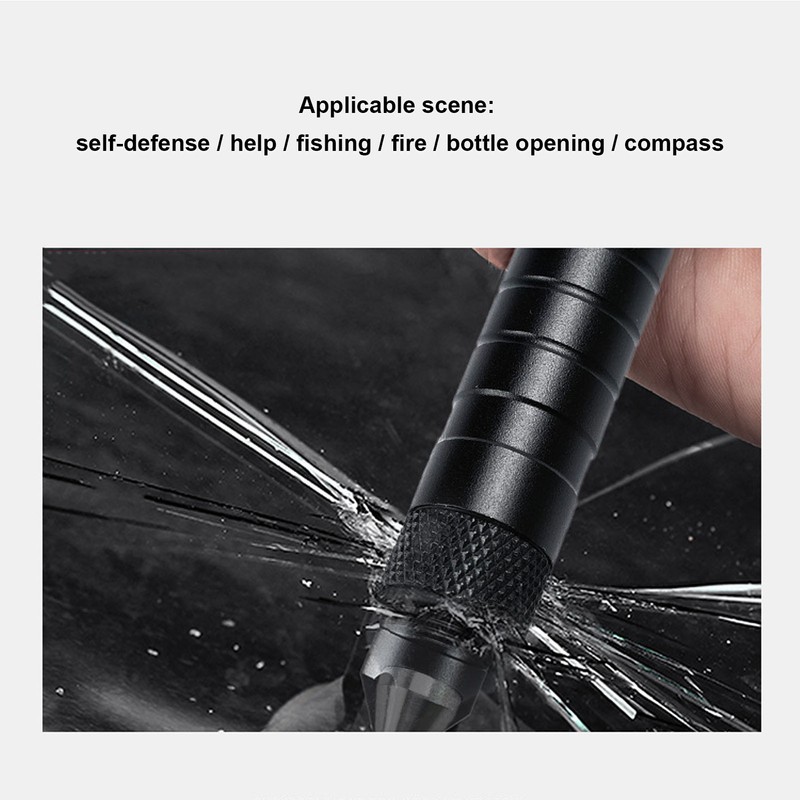 Multi Tool Pen Multifunctional Portable Tungsten Steel Head Aluminum Alloy