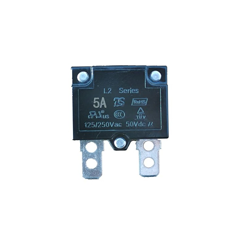 jiaruixin 2Pcs 5A 125/250Vac 50Vdc Automatic Reset Relay Fuse Therma