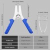 23PCS Miter Spring Clamps Kit for Woodworking 1PC Spring Loaded