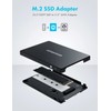 GRAUGEAR Aluminium M.2 SATA SSD Converter for B-Key M.2 NGFF