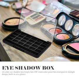 FOMIYES Bandejas Vacias Caja De 3 Piezas Bandeja De Porciones Bandeja De Bricolaje De Sombra De Ojos Bandeja Organizadora De Cosméticos Relleno Viajar Caja De Pintura Abdominales
