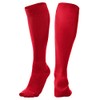 CHAMPRO Pro Socks, Single Pair, Adult Small, Scarlet