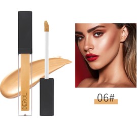 Liquid Concealer Make-Up - Natural Coverage & Highly Pigmented Light Face Concealer (06, 6.5 ml)