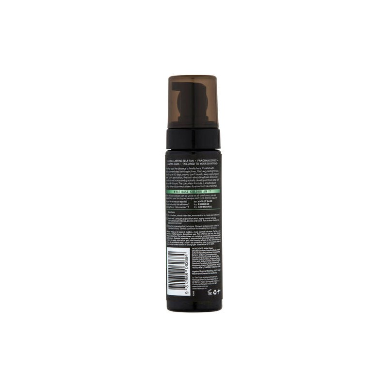 Le Tan Uber Stay Self Tanning Foam Green Base 200mL