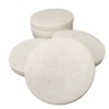 juexiyarticle White Stones for Painting, Round Stone Disc, Smooth Flat