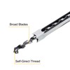 uxcell 3pcs Square Hole Drill Bit 1/4"(6mm) High Carbon Steel