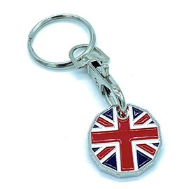 JAM2DAY Trolley Token Keyring - £1 Coin (Union Jack)