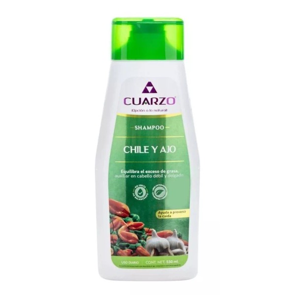 Cuarzo Shampoo Chile Y Ajo 550 Ml - Cuarzo