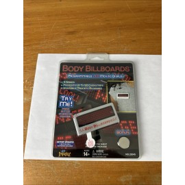 Imperial Body Billboards Programmable LED Moving Display Wearable Magnetic New