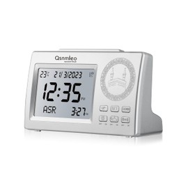 Vioziot Azan Clock for Prayer with Sound - Athan Clock for Home - Prayer Clock Adhan Clock for USA Muslim for Home