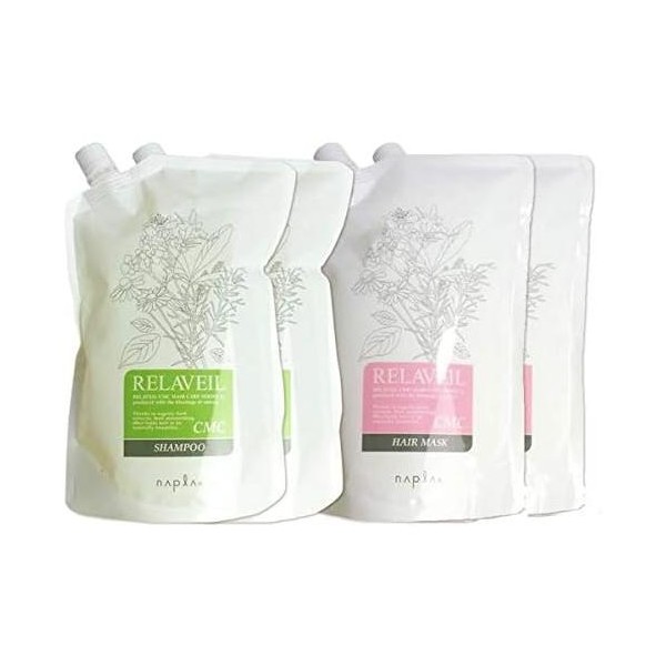 [Japanese shampoo] Napralila Bale CMC Shampoo 1000mL x 2 Pcs