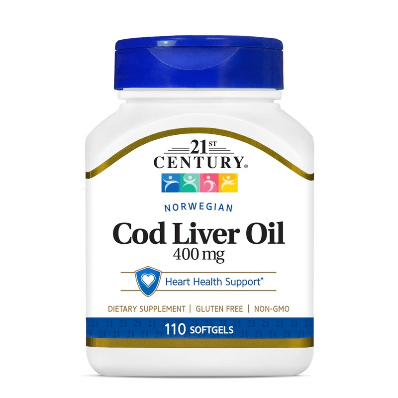 21st Century Norwegian Cod Liver Oil 110 Sgels by 21st