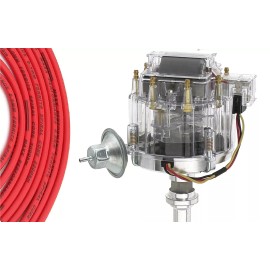 MAXX Performance Products Clear HEI Distributor Coil 8.5mm Spark Plug Wires 75-85 GMC 7.0L 427 7.4L 454 V8