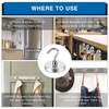 LOVIMAG Magnetic Hooks Heavy Duty, 110 lb Strong Magnetic Hooks