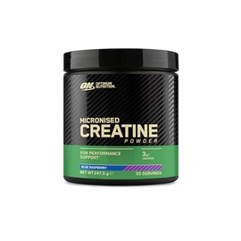 Optimum Nutrition Creatine Monohydrate Raspberry Flavoured Sweetener Supplement Powder 55 Servings 247g