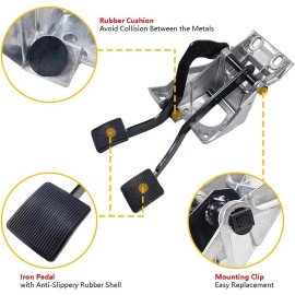 AutoKingdomNo.1 Brake Clutch Pedal Bracket Mount Assembly 6L5Z2455BB For 95-06 Ford Ranger