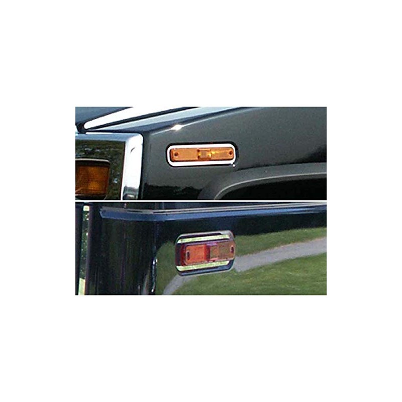 QAA is Compatible with 2003-2007 Hummer H2 4 Piece Stainless