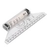 Measuring Rolling Ruler, 5 Pieces 6 Inch 12 Inch Clear