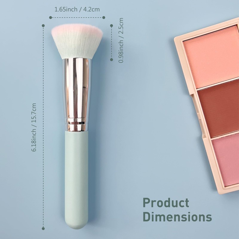 Premium Foundation Brush for Liquid Makeup, Flat Top Makeup Brush