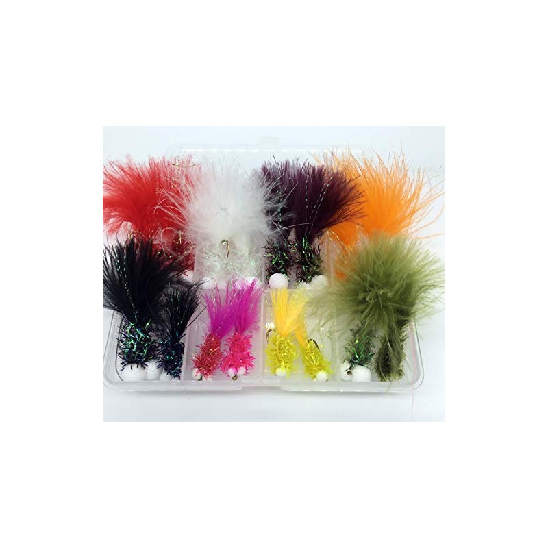 BestCity Fly Fishing Booby (Foam Head Boobie) Flies MIxed Colours