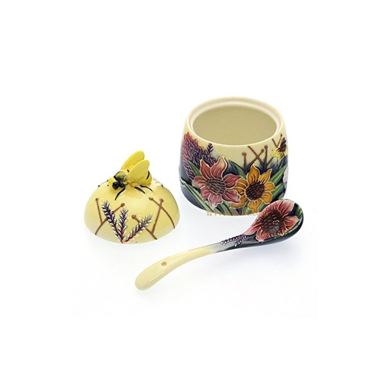 Old Tutpton Ware Honey Pot - Summer Bouquet Design