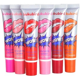 [Originally UK] kukubird 6 Colors set Tattoo Color Peel Off Mask Tint Long Lasting Waterproof