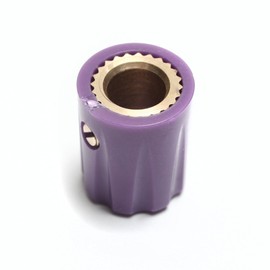 Synthrotek LOT of 10 Purple Davies Clone Knobs 1900h w/Brass Insert