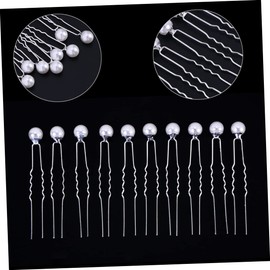 Minkissy Bridal Hairpin Set 10pcs Pearl u Shape Hair Clip for Women Perfect for Bachelorette Party