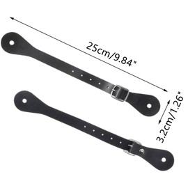 D.X&PZLS Spurs for Cowboy Boots, 2 Pack Spur Straps Spur Belt Women Boot Straps Adjustable Outdoor Riding Supplies Accessories for Boots Western Women Men