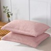 WINLIFE 100% Cotton Quilted Pillow Sham Floral Printed Pillow Cover