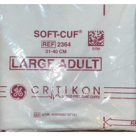 GE CRITIKON CRITIKON REF 2364 SOFT-CUF Large Adult (31-40cm) Single Hose