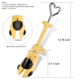 Valentoria Shoe Stretcher for Kids 7-15 Years Old, 2-Way Length Width Stretcher 2023 Deals, Gifts (Yellow)