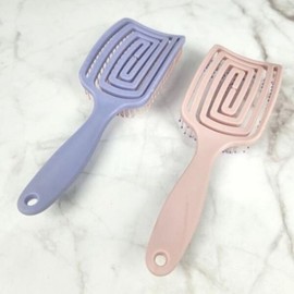 Volume Hair Comb Cushion Beauty Hair Brush - Lilac / 볼륨 머리빗 쿠션 미용 헤어브러쉬 - 라일락