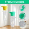 4 Pcs Lemon Squeezers, Lemon Juicer Squeezer, Screw Top Lemon
