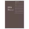 Daigo Notebook 2026 Award Weekly Left B6 Brown E8152 2026
