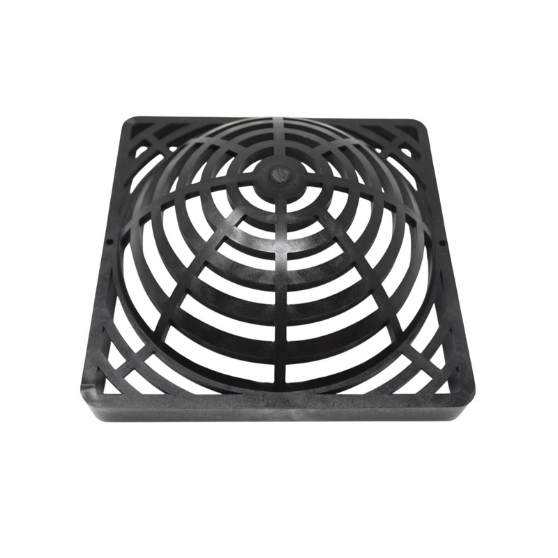 9" Outdoor Square Dome Atrium Grate Drain Cover 0903SDG /