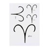 4 x 'Aries Zodiac Symbol' Temporary Tattoos - Water Resistant,