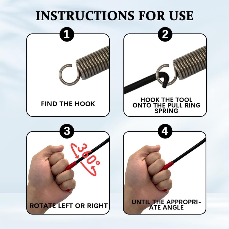 HQRNYP Motorcycle Exhaust Spring Hook, Spring Removal Tool, T Shaped