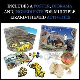 Australian Geographic Amazing and Bizarre Lizards of The World Science Toy Kit