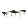 Globe Electric 64000096 36" 6-Light Track Lighting, Matte Black, Matte