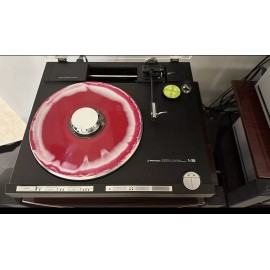 Pioneer PL-L1000 PL-L1000A Metal Silver Black Badge Replacement Plate