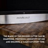 PINNACOLO 20 Inch Sharpenable Rocker Cutter with Wood Top -