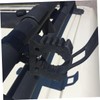 NOLITOY 2pcs Adjustable Quick Release Rubber Pole Clamp for Mounting