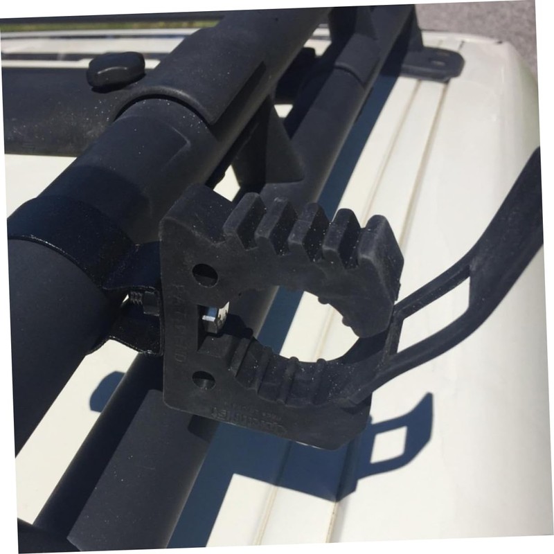 NOLITOY 2pcs Adjustable Quick Release Rubber Pole Clamp for Mounting