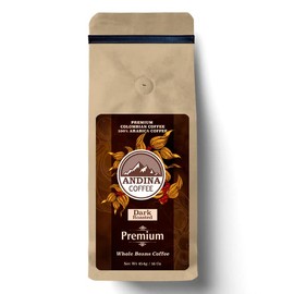 Colombian Dark Premium Roast - Ground Coffee - Low Acidity - 1Pound (5Lb)
