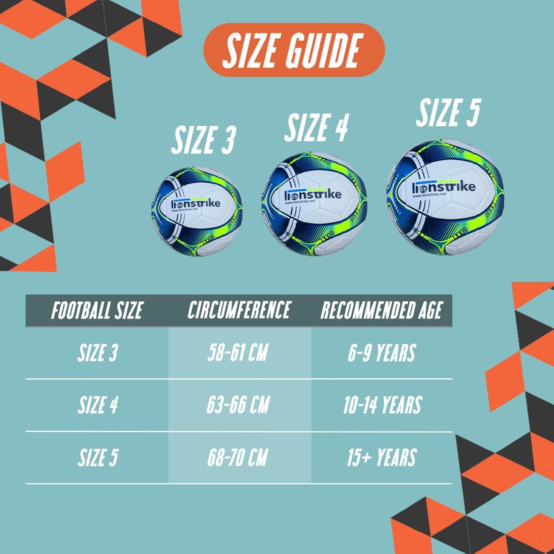 Lionstrike Club Standard Size 4 Football Training Ball with NeoBlaser